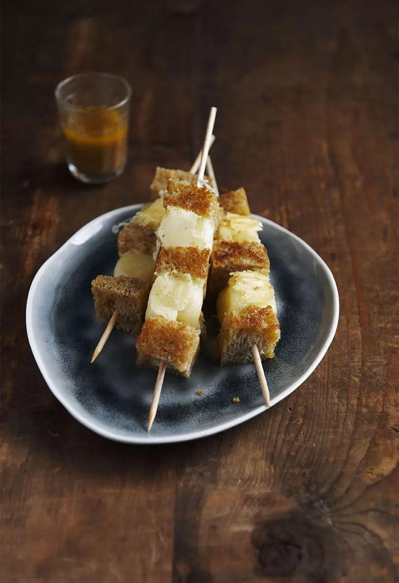 Brochettes de fromages