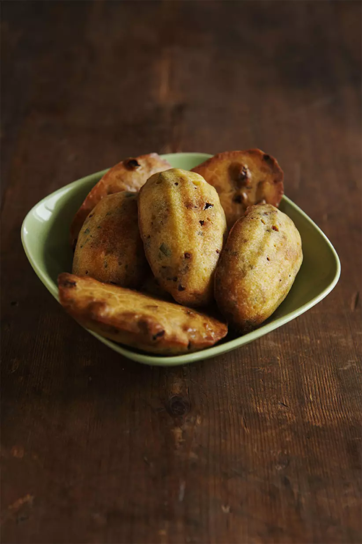 Madeleines aux tomates séchées