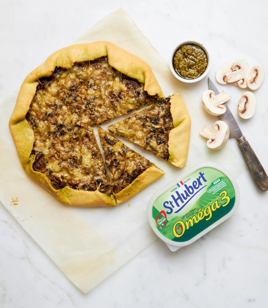 Tarte-rustique-champignons-comté-pesto-2